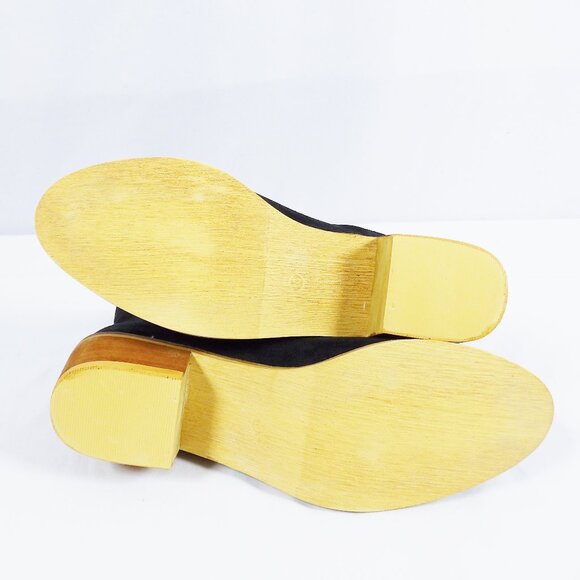 Corkys Hey Girl SPILL THE TEA Black Envelope Ankle Bootie Size 10 New in Box - Picture 7 of 11